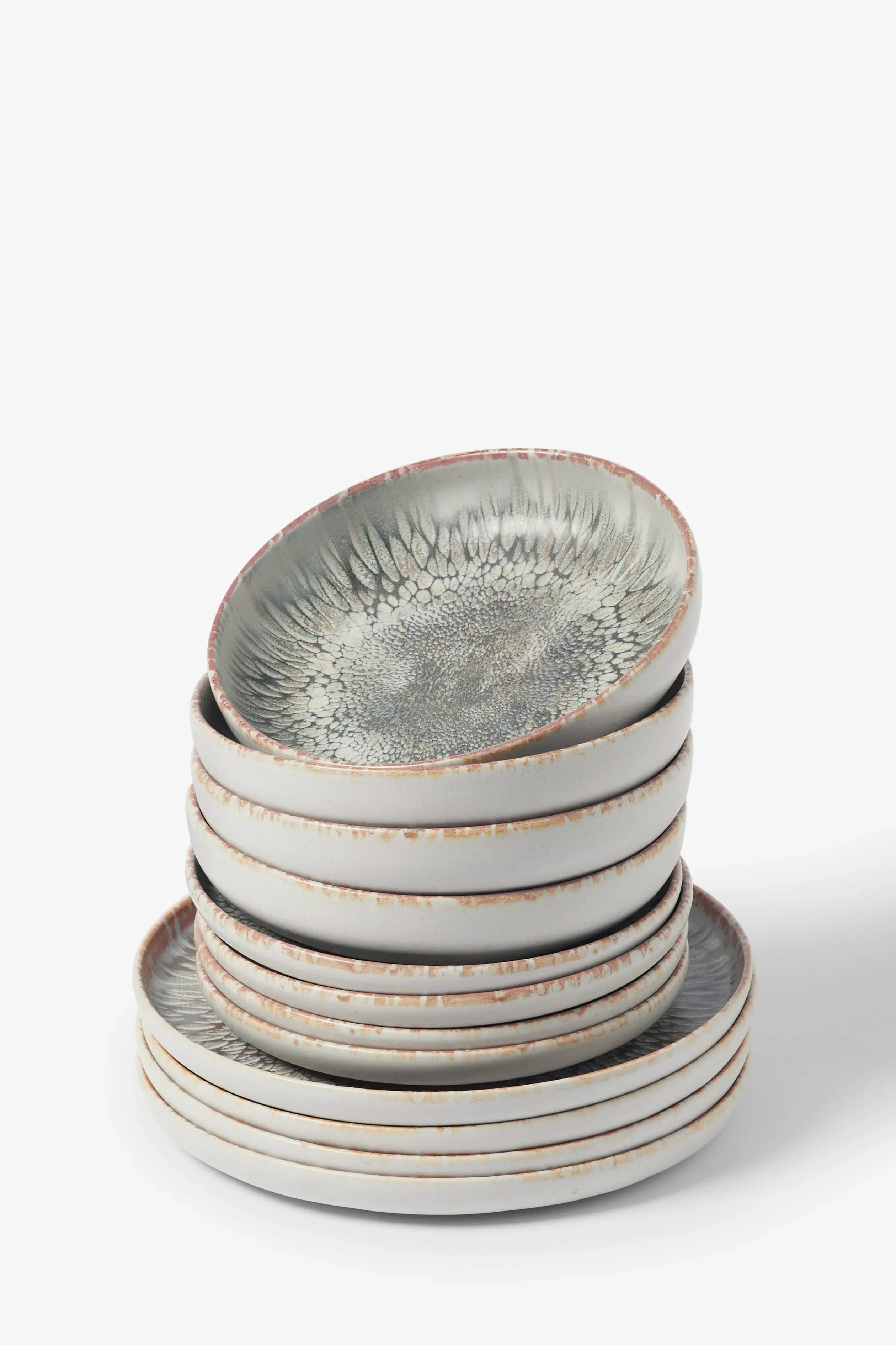 Westcott 12 Piece Dinner Set - Natural Grey, Stoneware