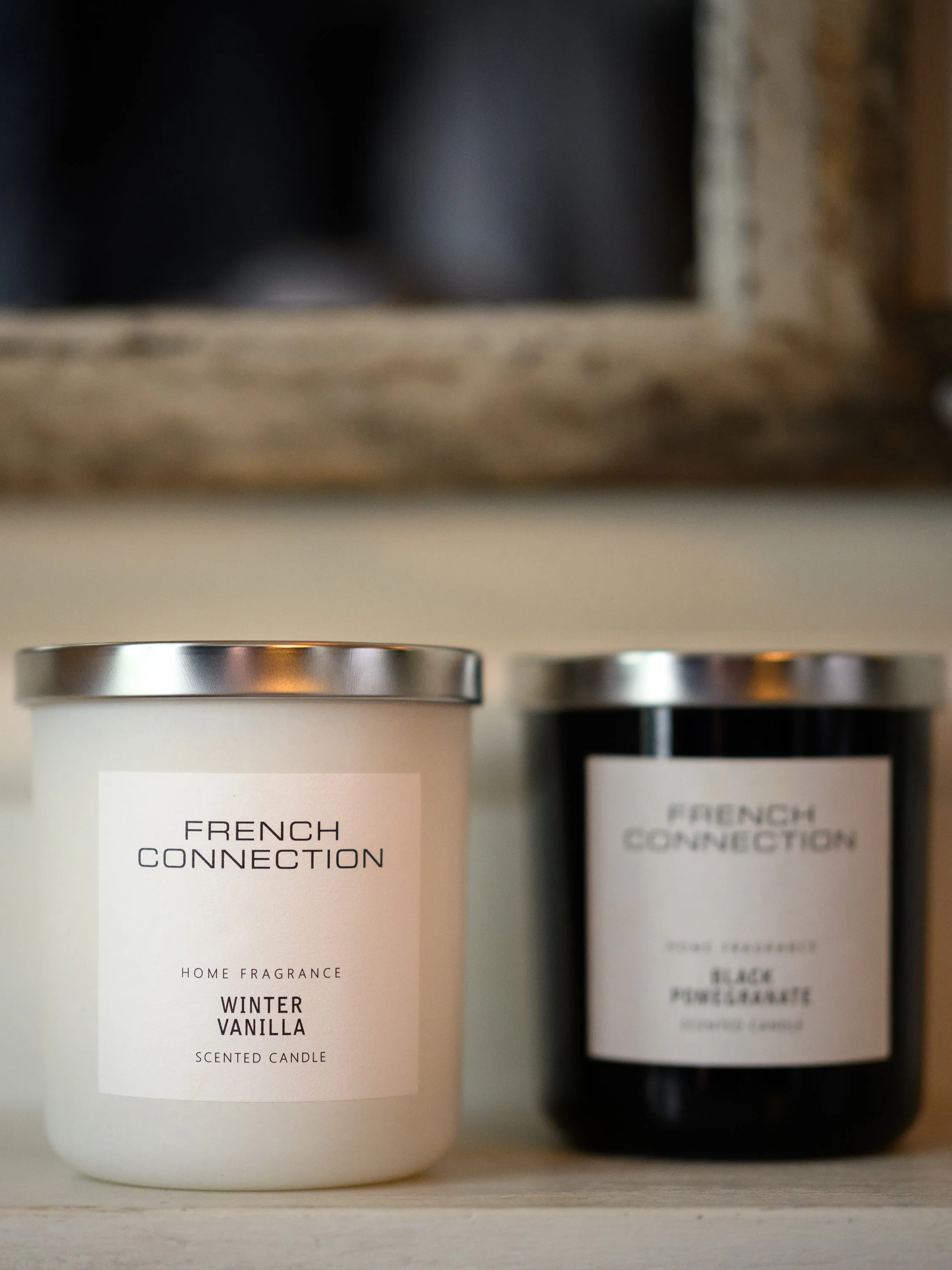 Winter Vanilla 245g Candle with Metal Lid - White product