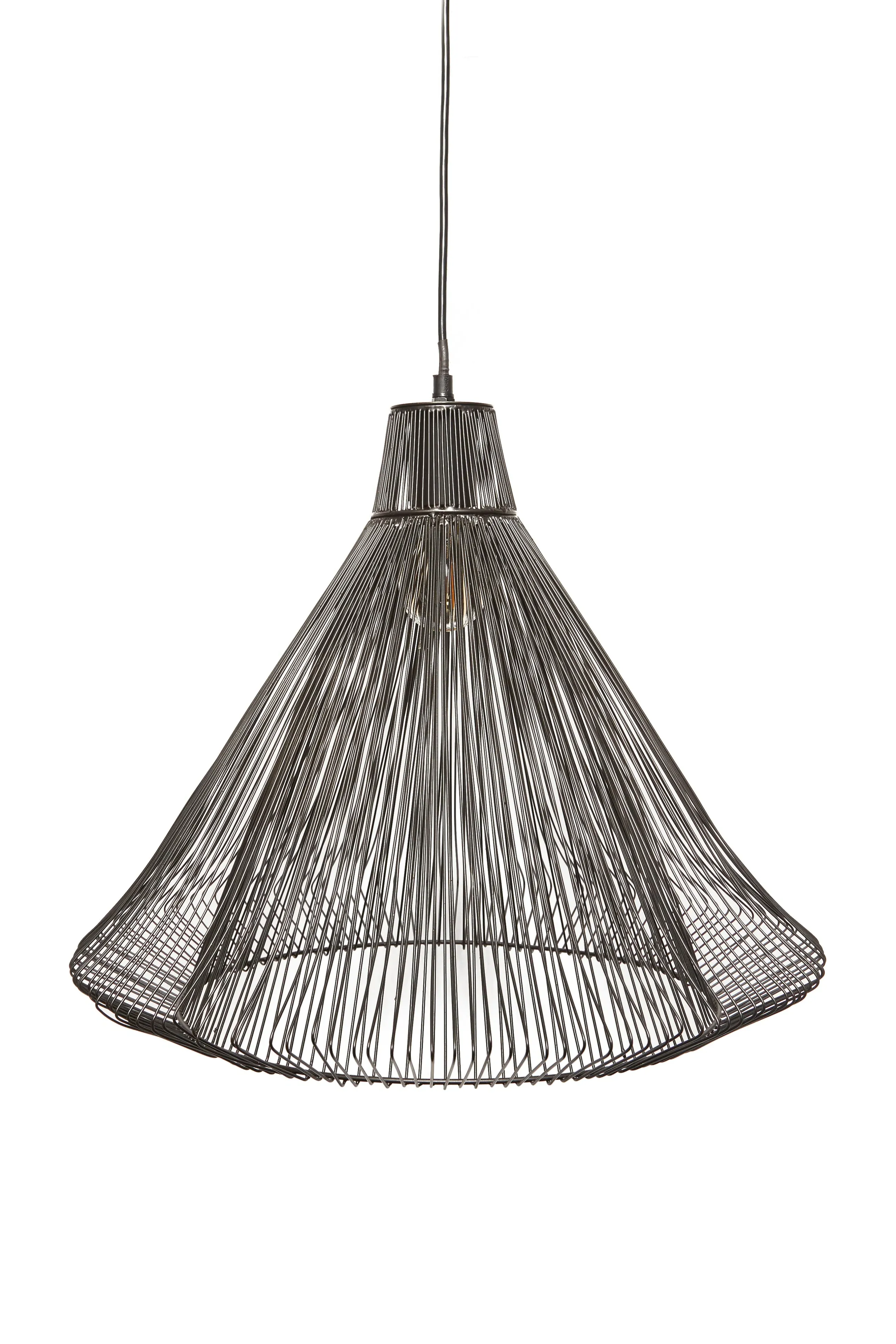 Wire Ceiling Light - Black image