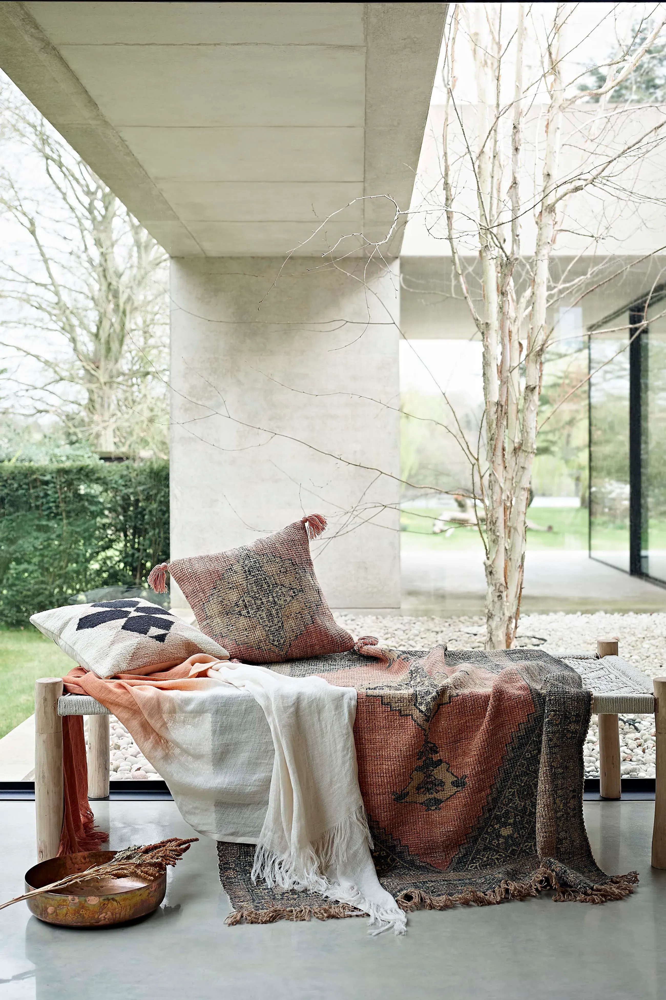 XL Kerala Chenille Rug - Pink image