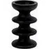 Zulf Round Candle Holder - Black