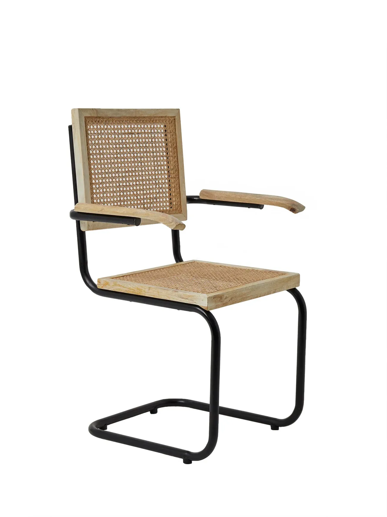 rattan-office-desk-chair-natural-wood image