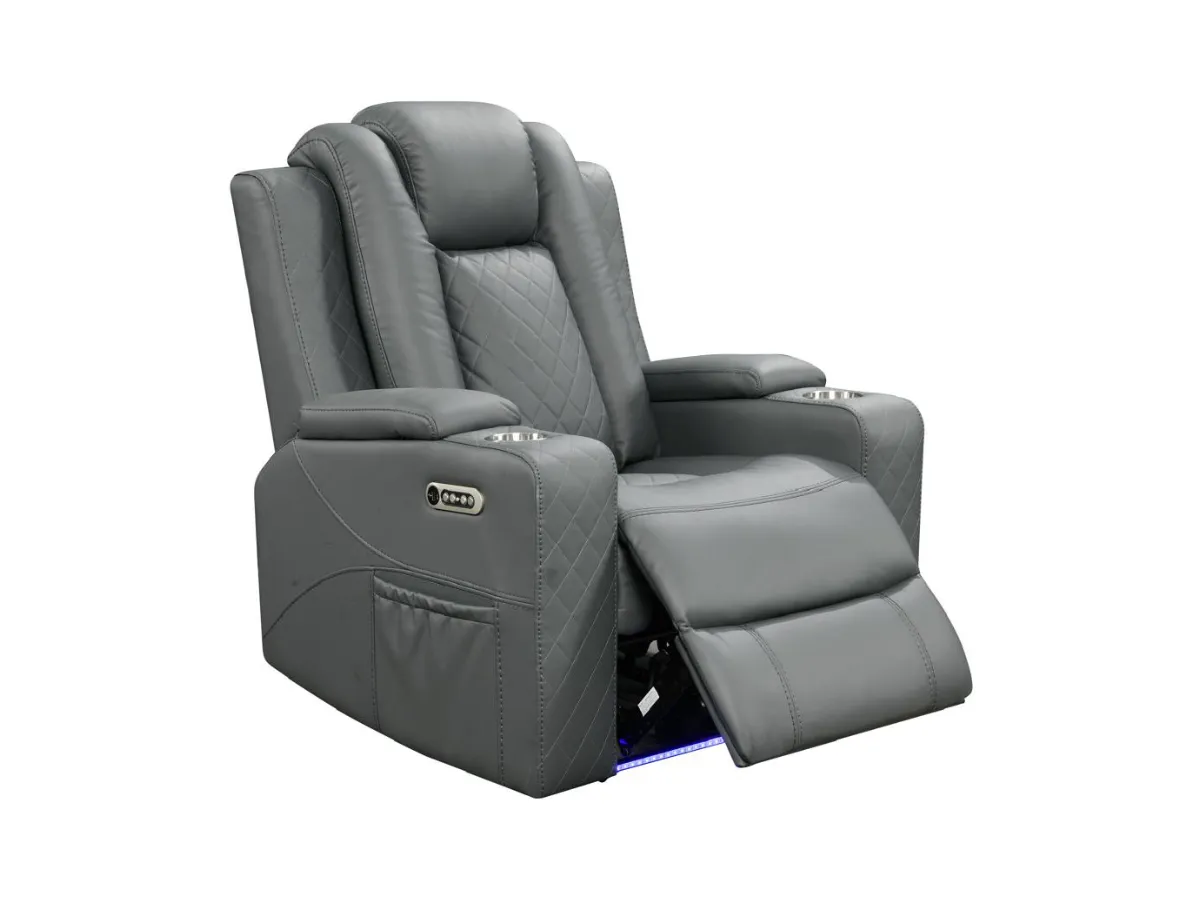 Electric Recliner Armchair - Aire Leather