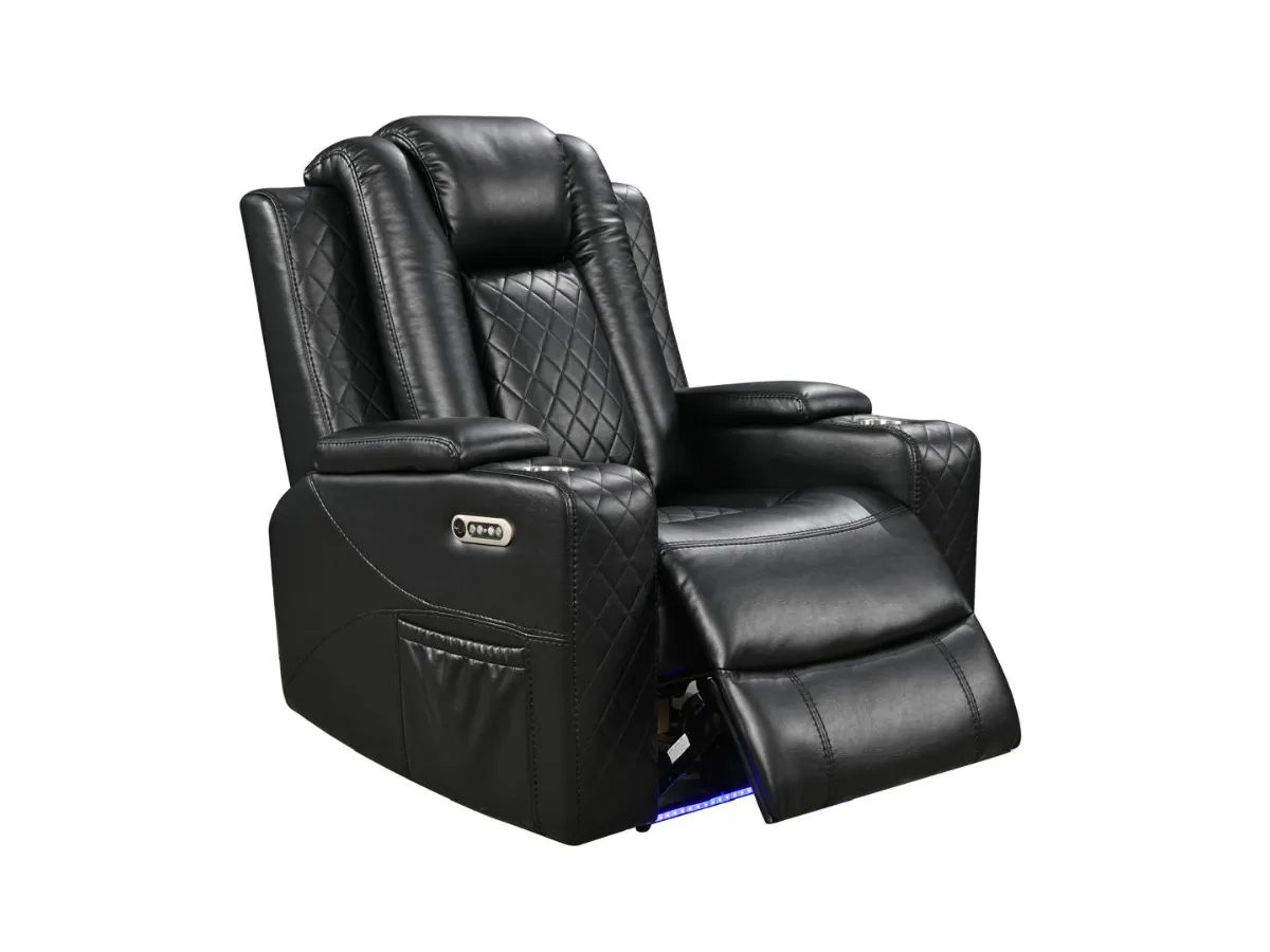 Electric Recliner Armchair - Aire Leather image