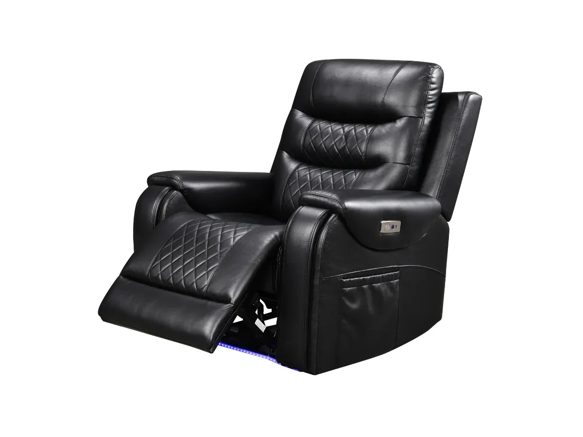Electric Recliner Armchair with USB - Aire Leather