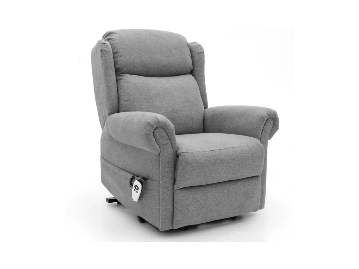 Electric Reclining Chair with Dual Motor - Fabric image