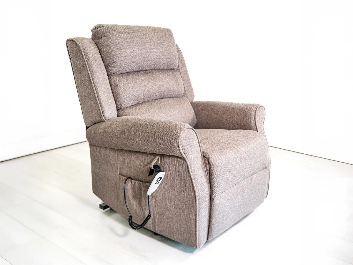 Electric Rise Reclining Chair - Fabric image