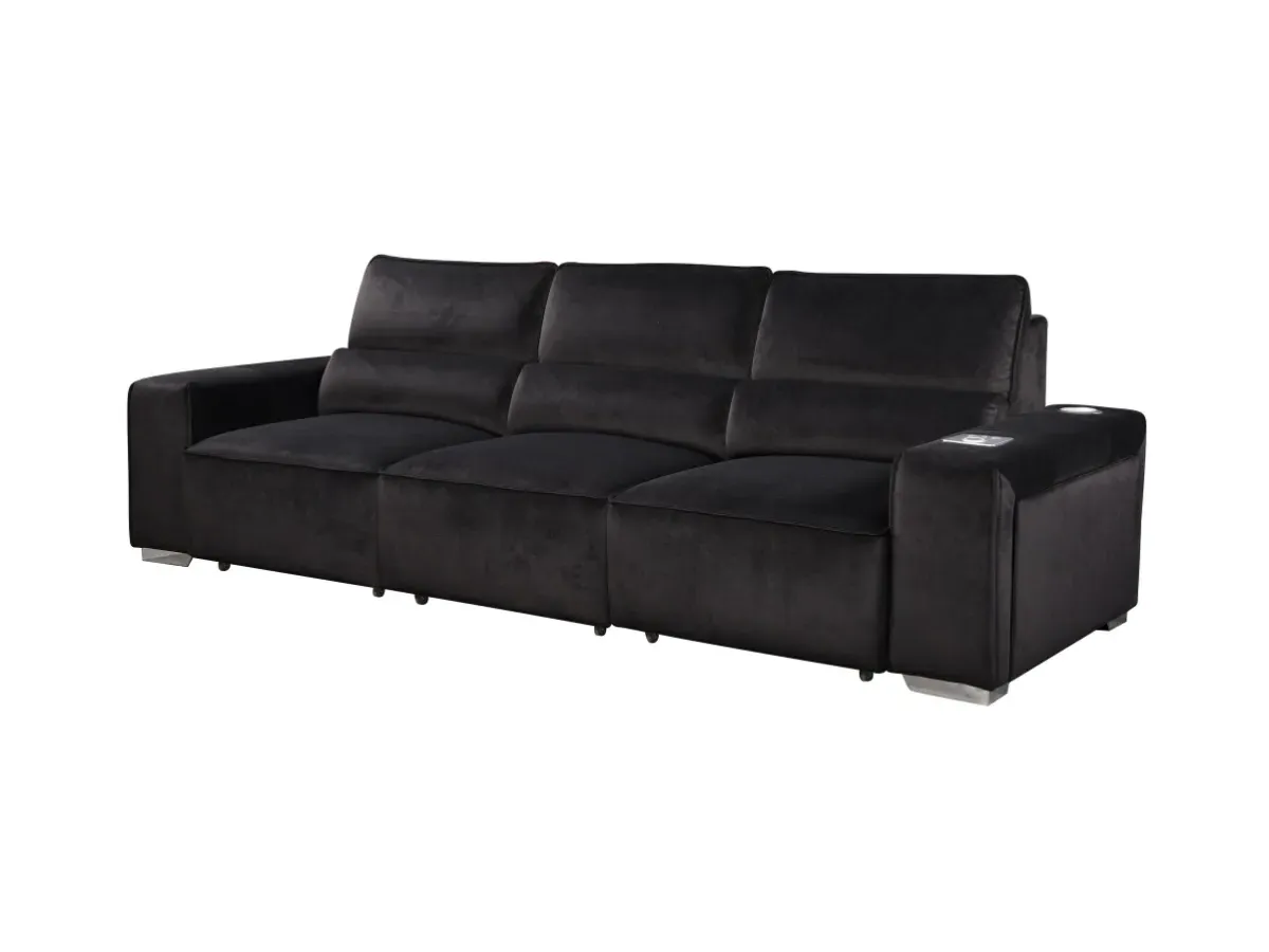 Electric Sofa Bed with Storage - Chenille