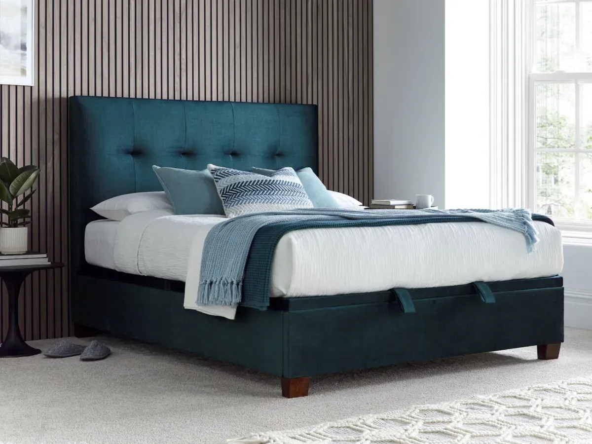 Ottoman Bed with Storage - Fabric