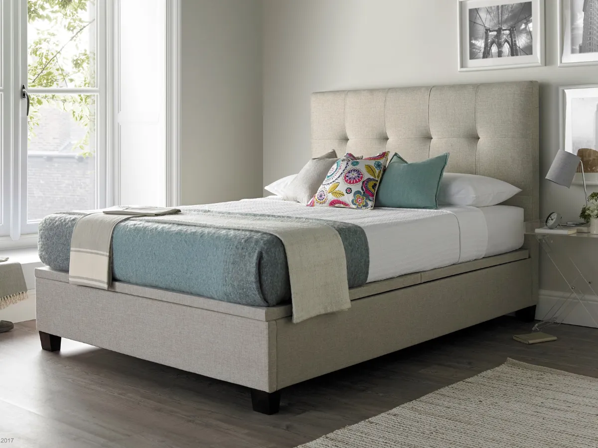 Ottoman Bed with Storage - Fabric image