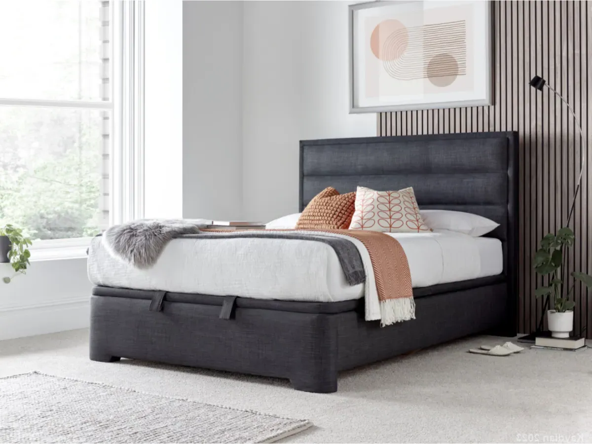 Ottoman Bed with Storage - Fabric image