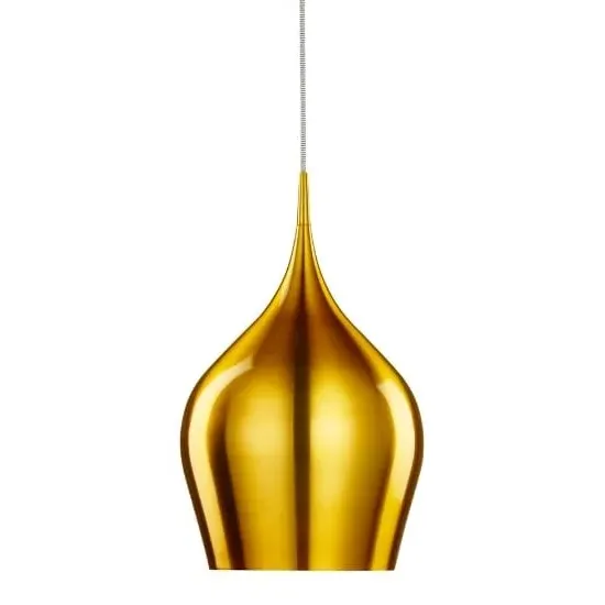 26cm Bell Pendant Light - Gold, Aluminium