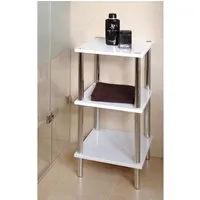 3 Tier Display Stand - White, MDF