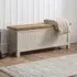 Aafje Wooden Storage Bench - Grey Wash, Reclaimed Pine