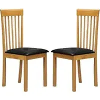 Aalto Dining Chairs Pair - Oak