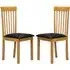 Aalto Dining Chairs Pair - Oak