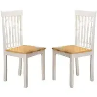 Aalto Dining Chairs Pair - White Oak