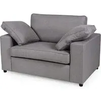 Aarna 1-Seater Sofa - Silver, Fabric