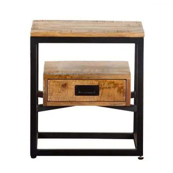 Abbeville Side Table with Drawer - Oak