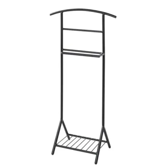 Abbeville Valet Stand - Black, Metal