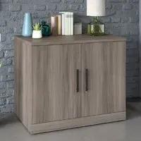 Aberdare 2 Door Office Cabinet - Hudson Elm