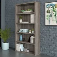 Aberdare 5 Shelf Bookcase - Hudson Elm
