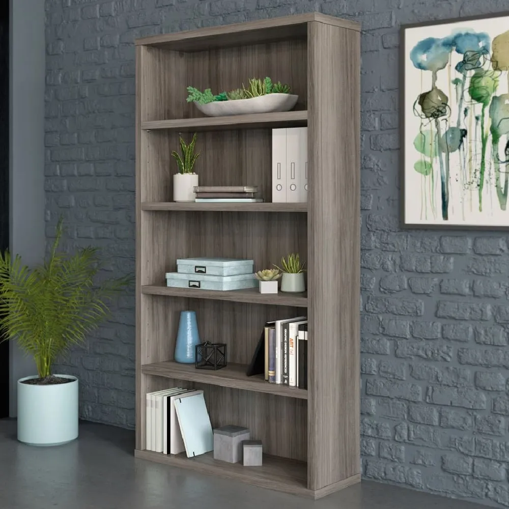 Aberdare 5 Shelf Bookcase - Hudson Elm