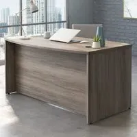 Aberdare Small Laptop Desk with Bow Front - Hudson Elm