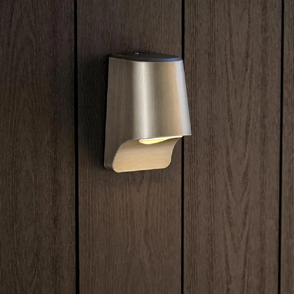 Aberdeen LED Wall Light - Antique Silver, Frosted Glass