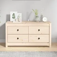 Abilene 4-Drawer Chest of Drawers - Natural, Solid Pine alternate view