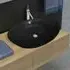 Abilene Oval Countertop Basin Without Waste 590mm - Black