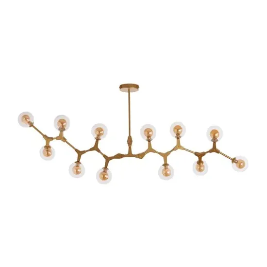 Abita 12 Bulbs Pendant Light - Gold