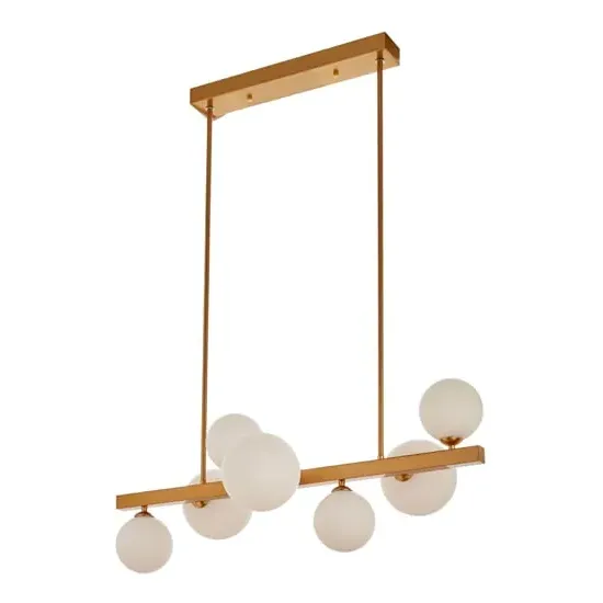 Abita 7 Bulbs Pendant Light - Gold