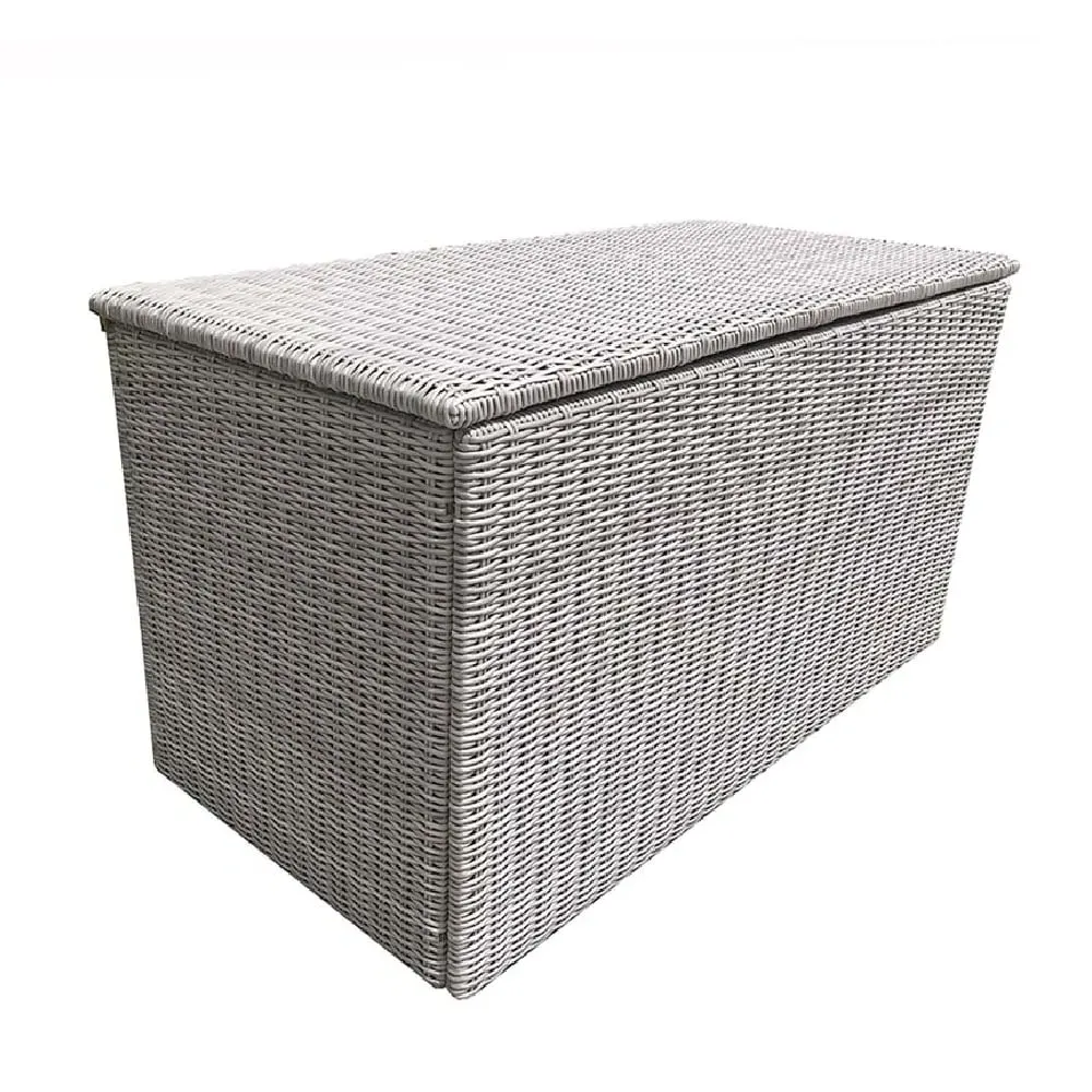 Abobo Outdoor Storage Box - Grey, Rattan