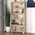 Abril Pinewood Bookcase with 4 Shelves - Honey Brown