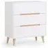 Abrina Chest of Drawers - White, Oak