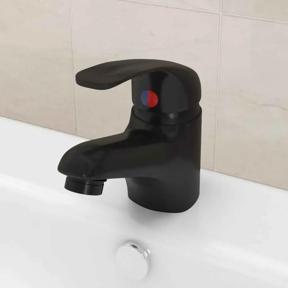 Absecon Basin Mixer Tap - Black, Zinc product
