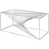 Absecon Coffee Table - Clear, Glass