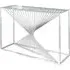 Absecon Console Table - Clear, Glass