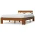 Absecon Double Bed Frame - Honey Brown, Pine Wood
