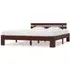 Absecon King Size Bed Frame - Dark Brown, Wood