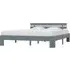 Absecon King Size Bed Frame - Grey, Wood