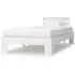 Absecon Small Single Bed Frame - White, Wood