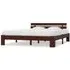 Absecon Super King Size Bed Frame - Dark Brown, Wood