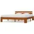 Absecon Super King Size Bed Frame - Honey Brown, Wood