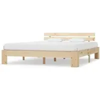 Absecon Super King Size Bed Frame - Natural, Wood