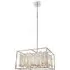 Acadia 6 Light Crystal Pendant Light - Chrome