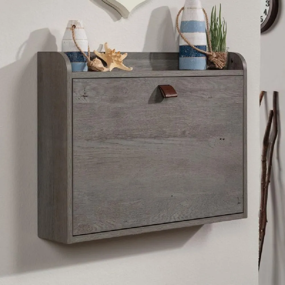 Acapulco Wall Hung Laptop Desk - Mystic Oak image