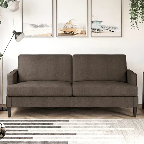 Accord 3-Seater Sofa - Grey, Linen image