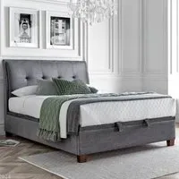 Accord Double Ottoman Storage Bed - Vogue Grey, Fabric alternate view